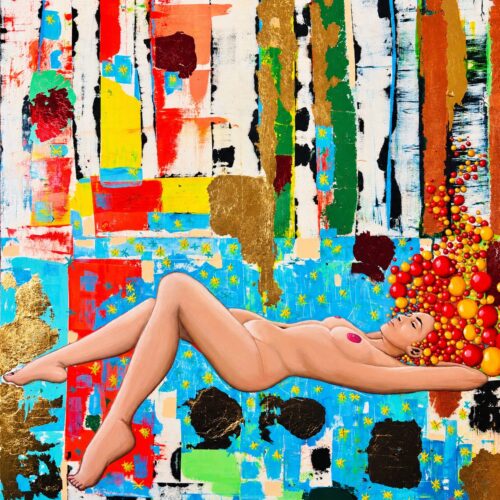 Comfort in Chaos, olio su tela di Lorenzo Capitta – Pagoda Swanson
