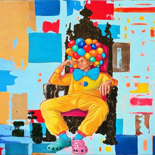 Have a seat, olio su tela di Lorenzo Capitta – Pagoda Swanson