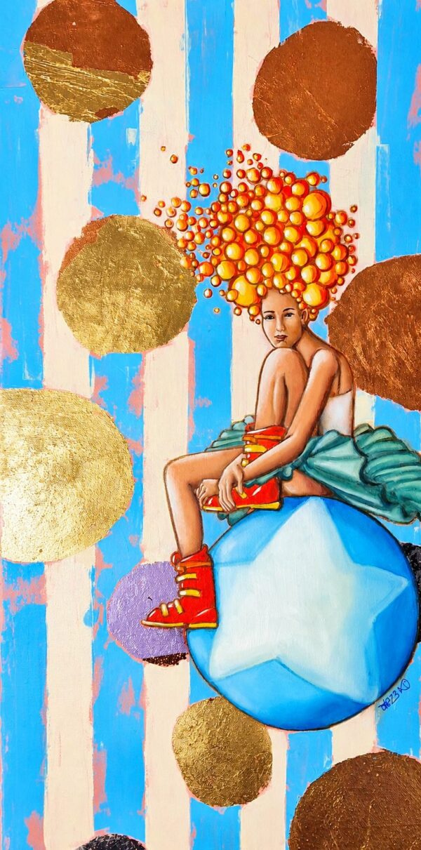 These Bootz, olio su tela di Lorenzo Capitta – Pagoda Swanson