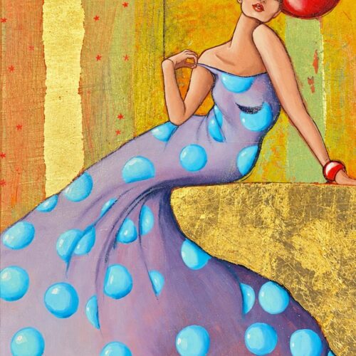 Whimsy, olio su pannello di Lorenzo Capitta – Pagoda Swanson